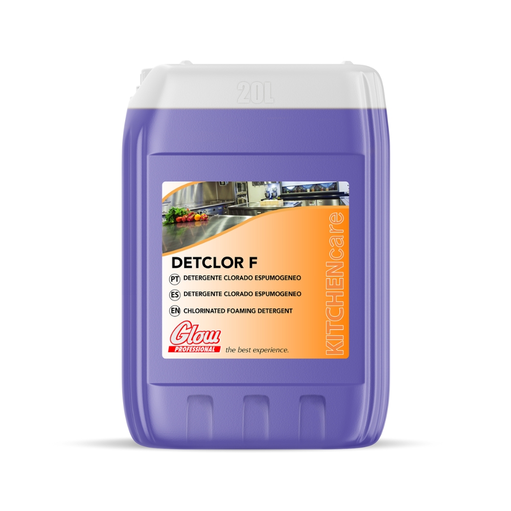 DETCLOR F - 20L - Detergente Clorado Espumogeneo