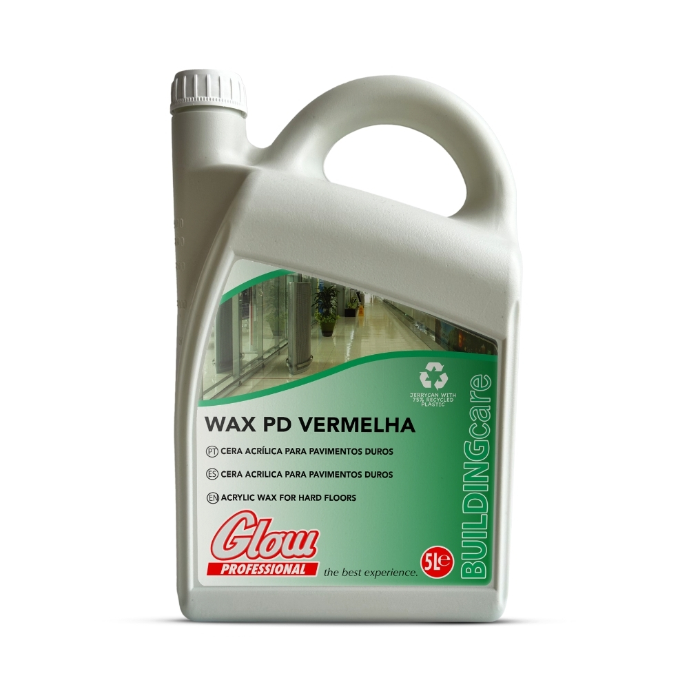 WAX PD VERMELHA - 5L - Cera Acrílica - Pavimentos Duros