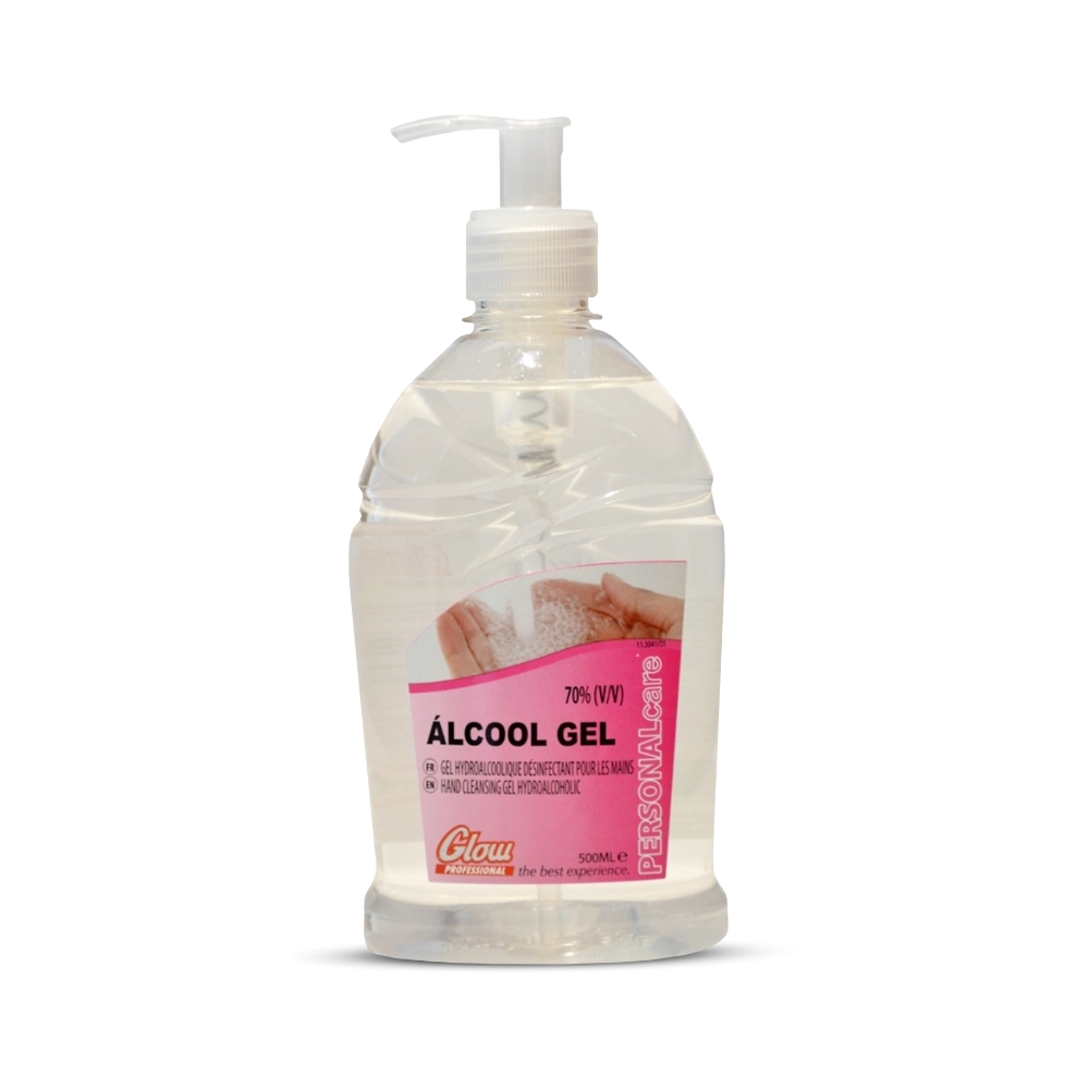 5600349484292-ÁLCOOL GEL - 500ml - Gel Desinfetante das Mãos