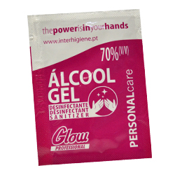 -ÁLCOOL GEL - Saqueta 3mL - Gel Desinfetante das Mãos -4500UN