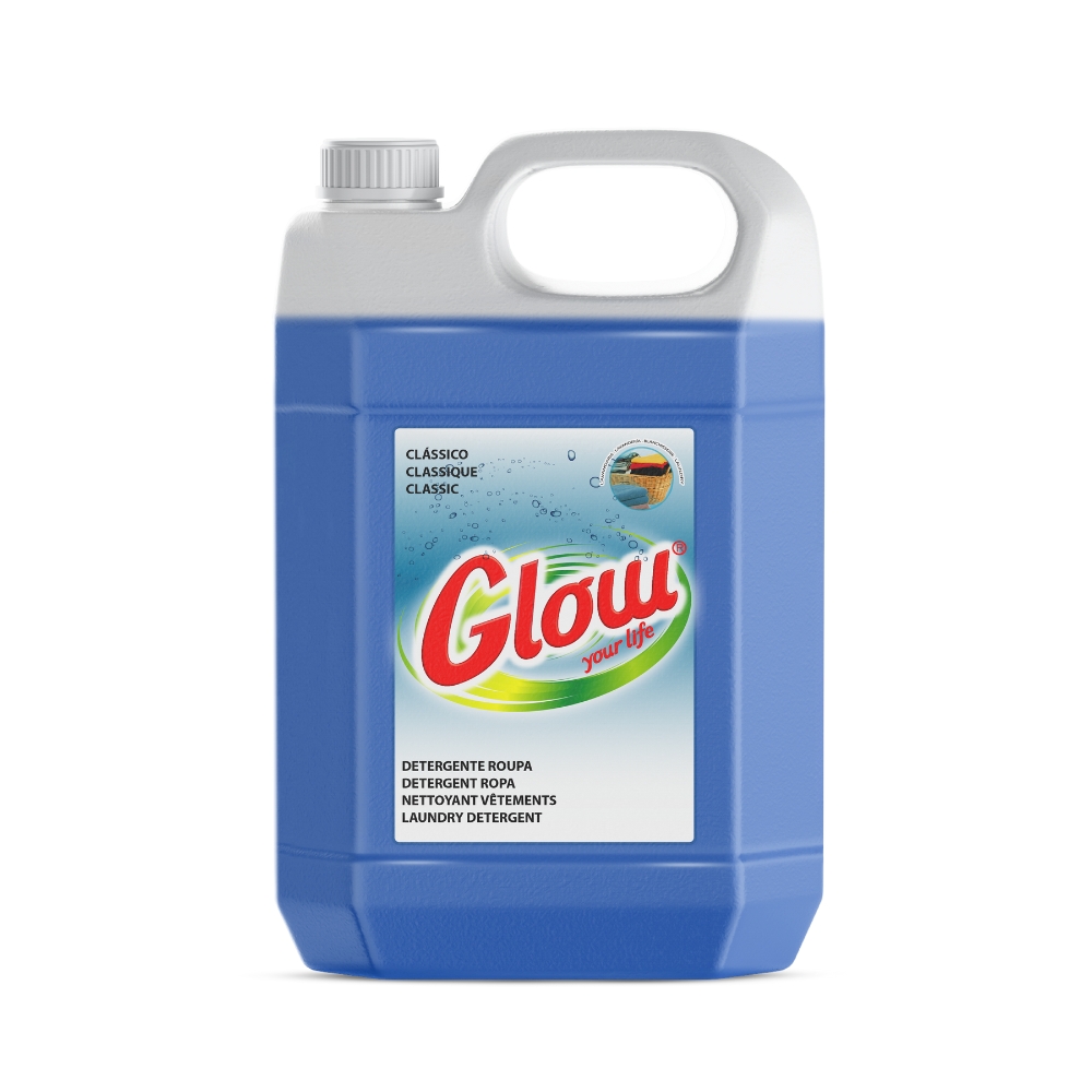 Glow - Detergente Liquido Roupa Clássico - 5L