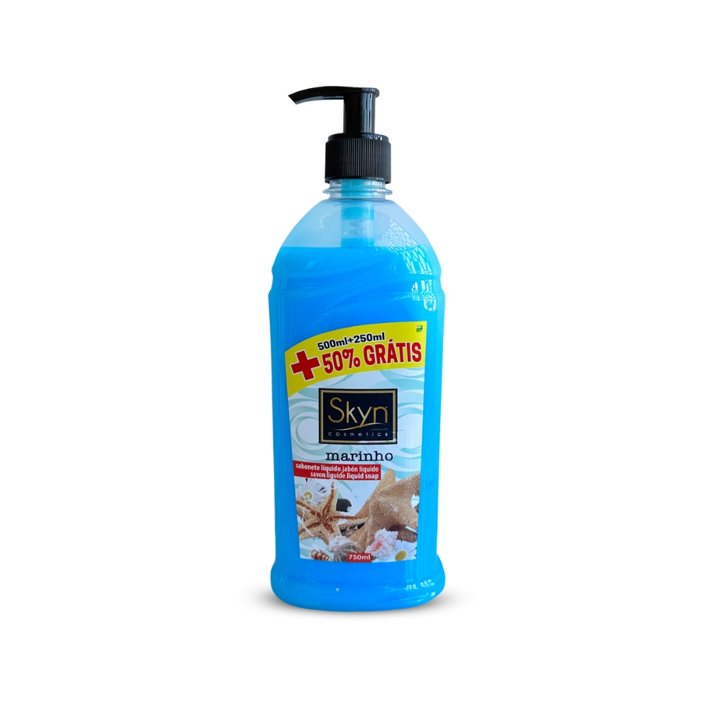 5600387497230-SKYN COSMETICS - 750ml - Sabonete Líquido Marinho
