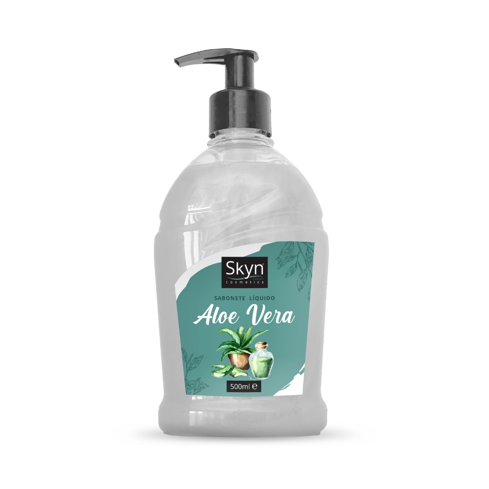 5600387496394-SKYN COSMETICS - 500ml - Sabonete Líquido Aloé Vera (NOVO)