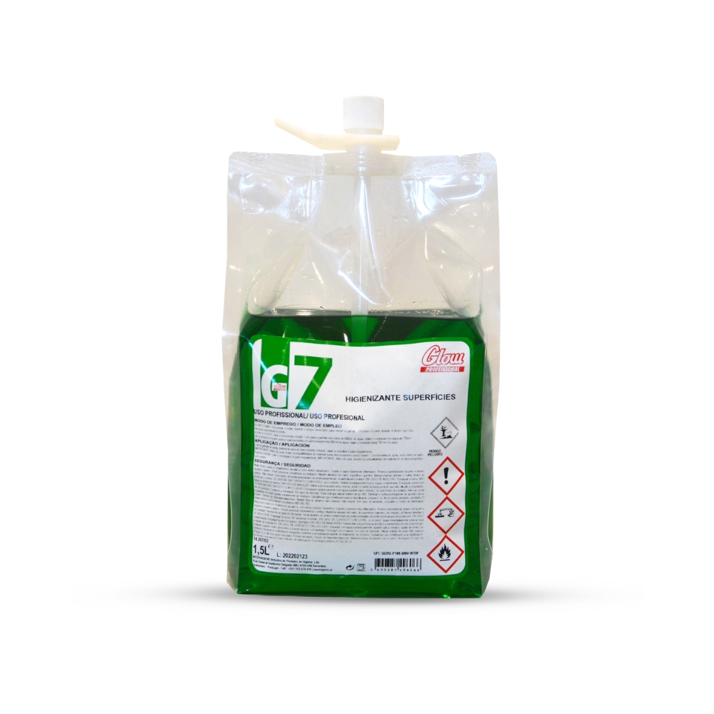 5600387496066-G7 -  Higienizante Superfícies - 1,5L