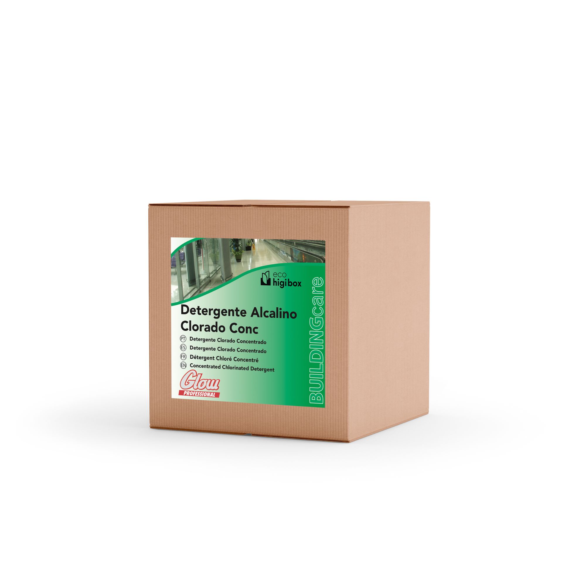 ECOHIGIBOX DETERGENTE ALCALINO CLORADO CONC - 10L