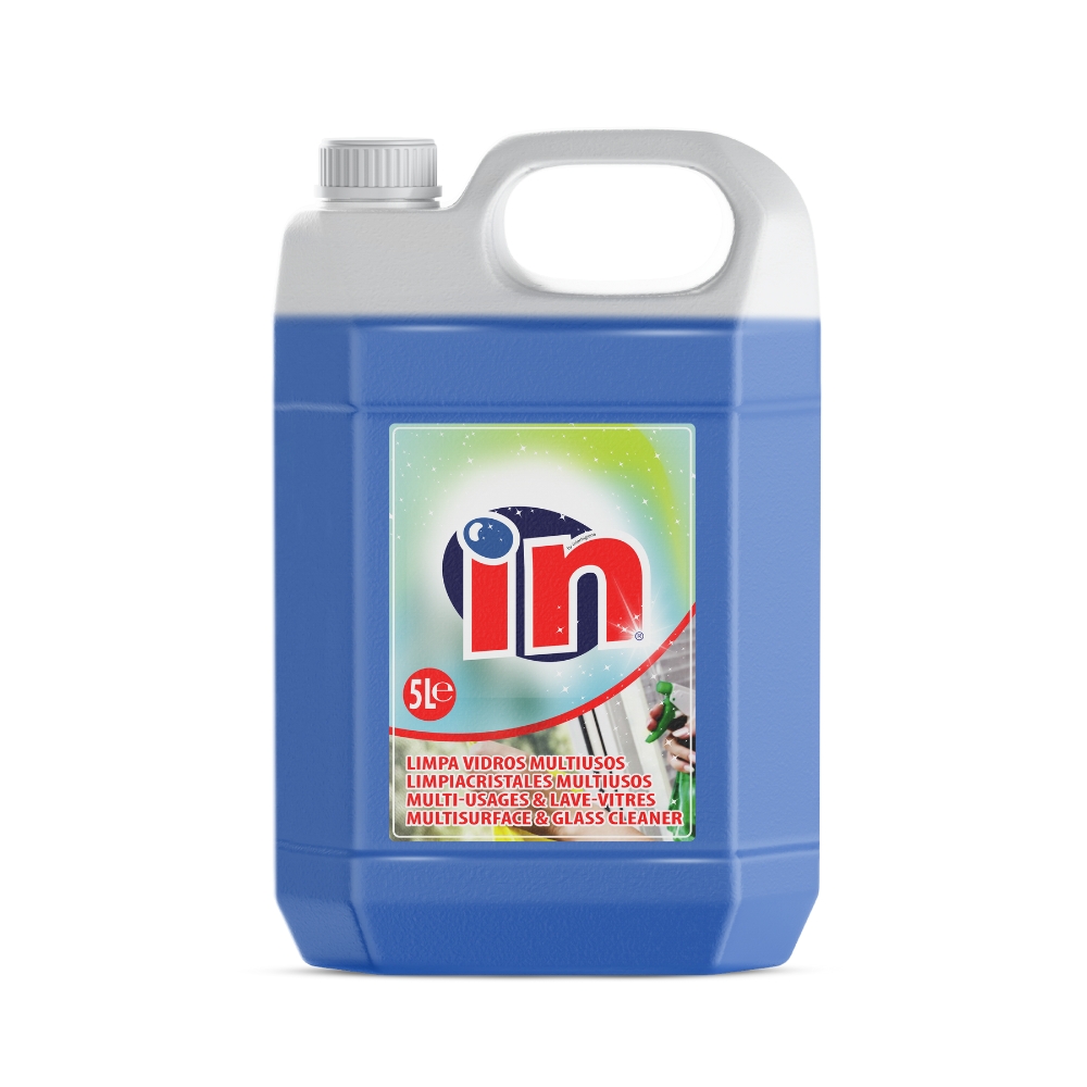 IN - Limpa Vidros Multiusos (Azul) - 5L